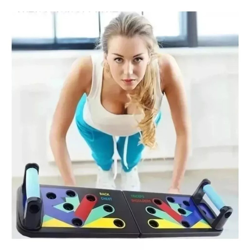 RIVERSOFY Soporte Lagartijas Tablero Portátil + Ligas Resistencia 5pzs