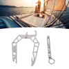U Type Mooring Rope Threader Stainless Steel Dock Hook Cable