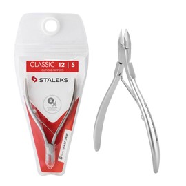 STALEKS PRO by Natury Nails Professional Cuticle Nippers, 5 mm, Stainless Steel, Classic 12-5