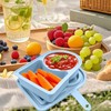 Snack Containers with Lids - Salad Dressing Container | Leak-Proof