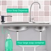 Soap Dispenser for Kitchen Sink, Built in Sink Soap Dispenser,