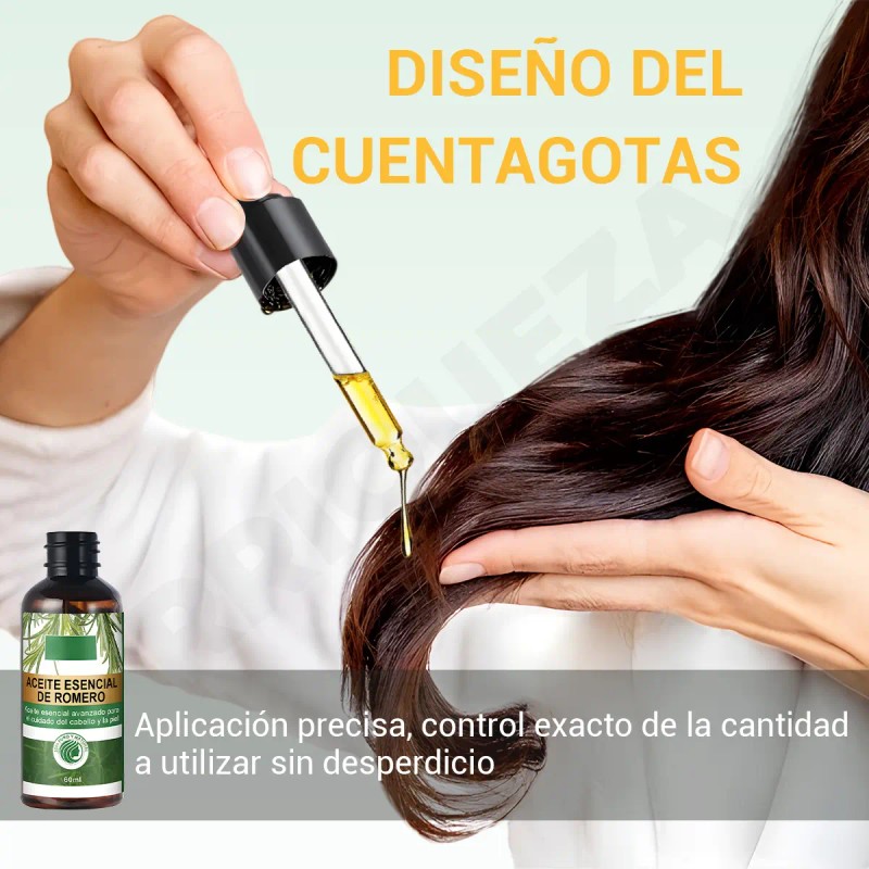 Set Aceite Romero Joveeco Crecimiento Cabello Pestañas Cejas