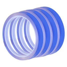 uxcell 4 Rolls Heat Tape 3/4" x 108ft High Temperature Heat Resistant Transfer Tape for Sublimation Press Vinyl Electronics 3D Printers DIY Crafts, Blue