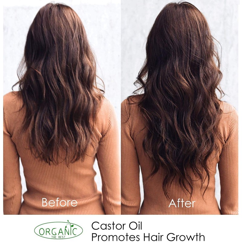 Organic Castor Oil Cold Pressed Undiluted,Certified, Premium Quality 50 ml,