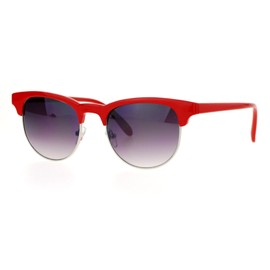 Designer Accent Top Unisex Sunglasses Classic Fashion Shades UV 400 Red
