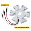 Partsam 2Pcs Ultra-Thin Hex Style Dual Function Interior 54 diode
