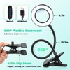 10X Magnifying Glass with Light, Clip on Mganifier with Light,