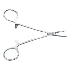 Hergom Mosquito Pinza Curva 12 Cm Acero Inoxidable