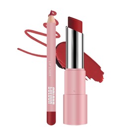 Bálsamo Labial Tintado Hidratante,Delineador de Labios de Tinte Impermeable - Mate Impermeable No Pegajoso Cuidado Diario Invierno Mujer