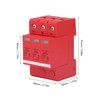 Orange Red Combiner Box Surge Protection Device Distribution Box Voltage