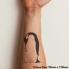 'Penguin Family' Temporary Tattoo - Water Resistant, Skin-Safe, Non-Toxic Transfer