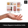 LANOLU Fire Brigade Gifts for Men Magnetic Set 7 Pieces