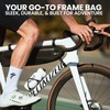 ALMSTHRE Signature Bike Frame Bag - Midnight Black, Small/Medium Sizing