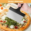 SAVITA Heavy Duty Grill Scraper, Stainless Steel Grill Scraper Food