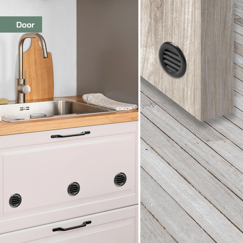 Vent Systems 1.5" Inch Round Door Vent Cover - 2