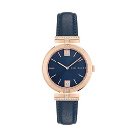 Ted Baker Women's Darbey (36mm) Blue Dial/Blue Vegan Leather Strap BKPDAF304