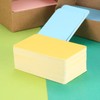 Pack of 400 Blank Paper Cards, Coloured Kraft Paper Cards,