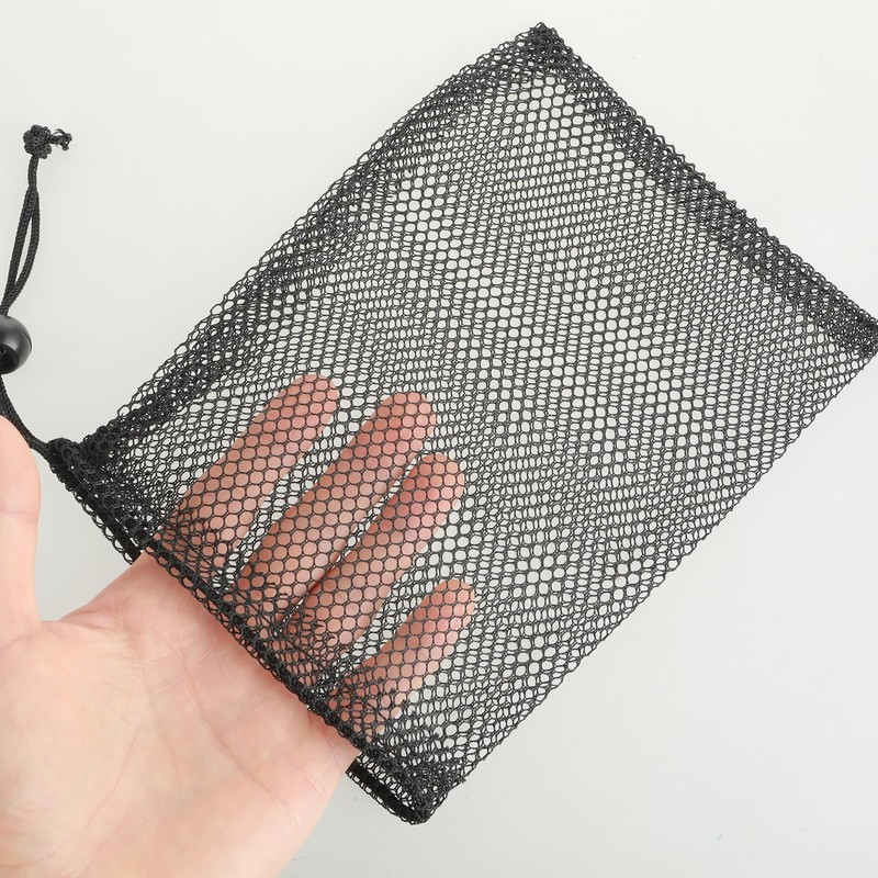 Oruola 6pcs Mesh Bag,Small Drawstring Bag,Mesh Storage Bags with Cord