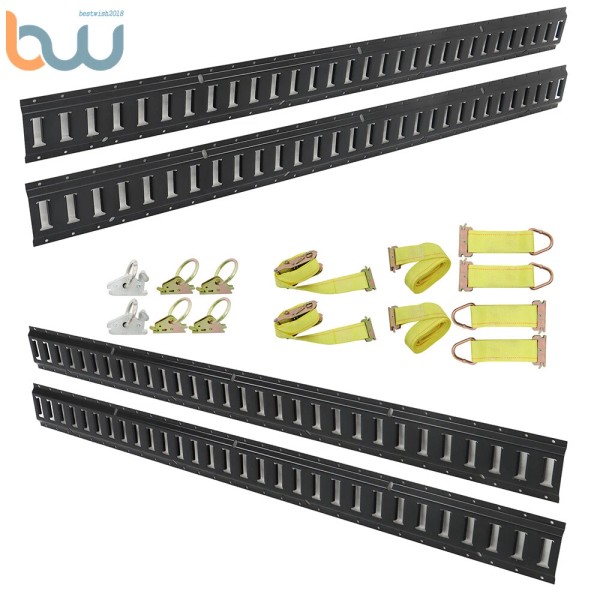 TINVHY Rail Tie Down Kit With Accessories Etrack System Starter
