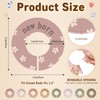 8PCS Baby Closet Dividers for Clothes Double-Sided Baby Closet Organizer