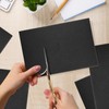 BOUBONI 10PCS Black Self Adhesive Felt Fabric Sheets Sticky Felt
