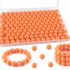 Kovict 200pcs Silicone Beads, 12mm Silicone Beads for Keychain Making,