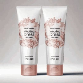 It's Skin Tone-up Cream Correctly adhering tone-up Secret Solution Wedding Dress Pure Cream 100ml 2 pieces 100ml x 2 pieces / 잇츠스킨 톤업크림 보정한듯 밀착톤업 시크릿솔루션 웨딩드레스 퓨어크림 100ml 2개 100ml X 2개