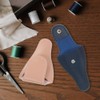 Angoily Bolsa para tijeras de uñas, funda de piel, soporte
