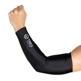 TRES Sports WEAR Volleyball Arm Cover, Arm Sleeve, Set of 2, Men's, Women's, Junior Compatible, Sports, Arm Support, Black