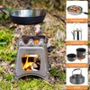 SNOOU Compact Folding Wood Stove for Outdoor Camping Cooking Picnic