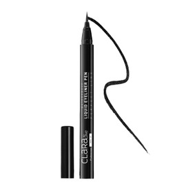 Claraline Waterproof Liquid Eyeliner Pen, Long Lasting, Fast-Drying, Ultra Precise, Paraben-Free,Cruelty Free, Halal Certified, Easy to Apply, Matte Finish, Black, 1 Count