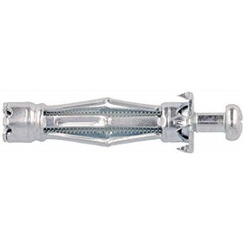 Molly m14215-xj Metal Cavity Wall Dowels with Screws M4 Diameter 4 x 46 mm, Grey, Set of 25)