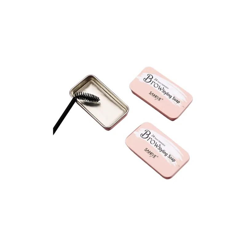 2 Pz Cera Cejas Jabon Fijador Traslucido Eyebrow Organica