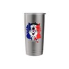 Bastille Day Happy 14th July Cat French Flag Stainless Steel