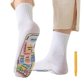 Pressure Point Socks - Reflexology Foot Massage Socks | Acupressures Reflexology Tool Cotton Socks For Home, Spa Centers