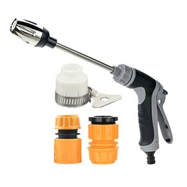 Power Nozzle for Garden Hose, High Pressure Power Washer Wand, Precise Adjustable Sprayer Valve Sprinkler for Outdoor Watering Lawn Car Cleaning