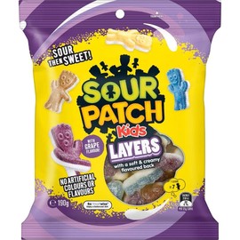 The Natural Confectionery Co. Bulk Sour Patch Kids Layers Lollies 190g ($4.99 each x 12 units)