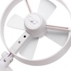 AntilaTech Quiet 2-Speed USB Desktop Mini Fan with Suction Cup-Study/Office/Travel