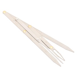 Baluue 1pc Golden Ratio Eyebrow Measuring Ruler Sliding Stainless Steel Tool for Accurate Eyebrow Makeup and Measurement and Practical Design for Everyday Use