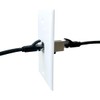 1 Port CAT7 Ethernet Wall Plate Female to Female, Single