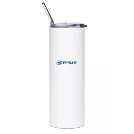 Tecnam P2012 Stainless Steel Water Tumbler with straw - 20oz.