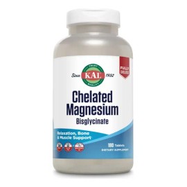 Kal Magnesio Bisglicinato Quelado Vegano 180 Tabletas                                                                                                 