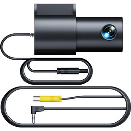 GKU D600 Rear Camera, 1080P Full HD, 360° Rotatable, 140° Wide-Angle, Night Vision, Easy Installation, Durable Design, Compatible with GKU D600 Dash Cam, Enhanced Rear View, Seamless Integration