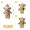 18 Pcs Mini Stuffed Plush Bears, 4.7 Inch Mini Bear