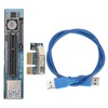 PCIE Extension Cable Integrated Power Supply Gold Plated Contacts Fine