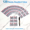 for Oil Change Sticker Static Cling, Clear Stickers 120 Pcs