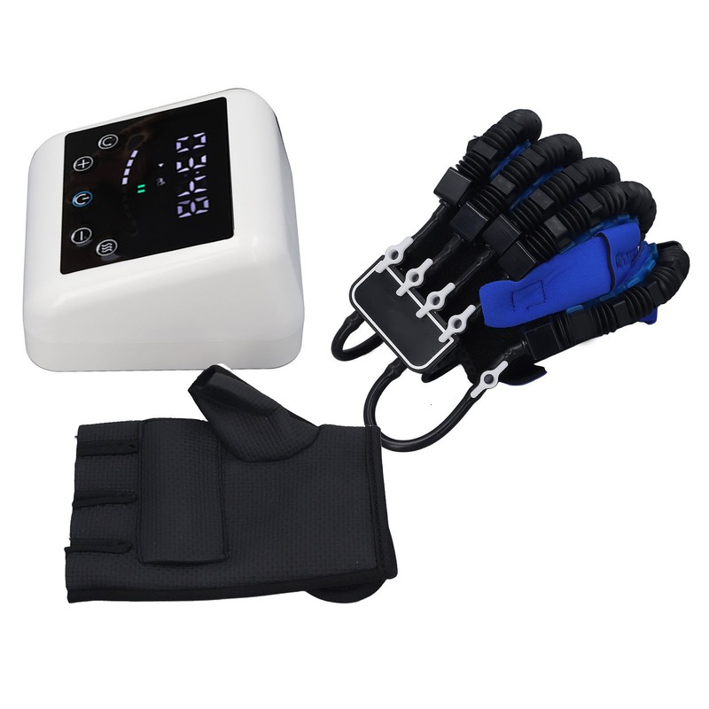 Hand Function Training Glove Rechargeable Hot Compress 3 Modes 9