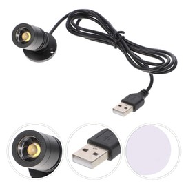 Uonlytech Small Spotlight Jewelry Showcase Small LED Spot Light Indoor USB Small LED Spotlight USB- Powered Small Spotlight for Jewelry Spotlight- USB Powered Mini