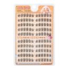 GECOMO Large Capacity False Eyelashes, Natural, False Eyelashes, With Glue,