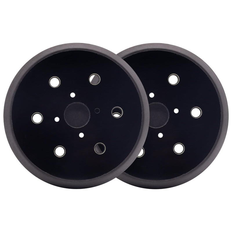 6 Inch Replacement Sander Pads, 6 Holes Hook and Loop